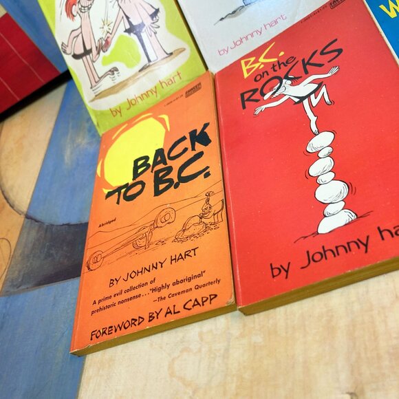 (6) VINTAGE B.C. PAPERBACK BOOKS BY JOHNNY HART - FAWCETT GOLD MEDAL - BOOK LOT - Picture 2 of 12